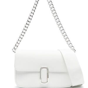 Marc Jacobs The J Marc Shoulder Bag White/Silver